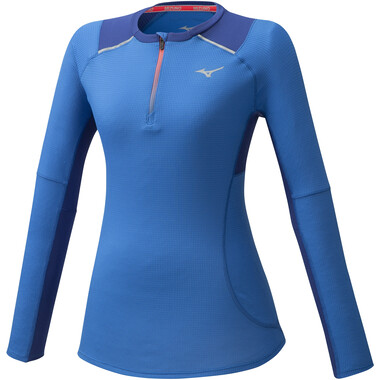 MIZUNO DRY AEROFLOW Women's Long-Sleeved T-Shirt Blue 2020 0